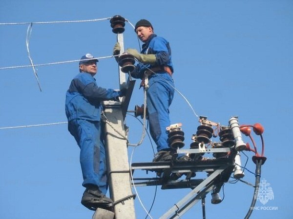 Отключение электроэнергии в Сунженском районе